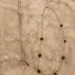LOFT & boutique set of 2 long pendant necklaces